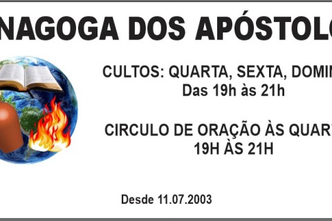 SYNAGOGUE APOSTOLIC BRAZIL CHRISTIAN